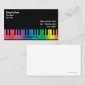 Musikindustrie-Karte Visitenkarte (Vorne/Hinten)