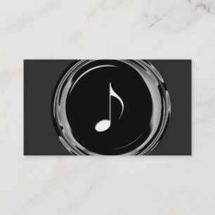 Musikindustrie-Karte Visitenkarte