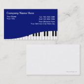 Musikindustrie-Karten Visitenkarte (Vorne/Hinten)