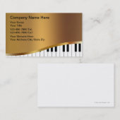 Musikindustrie-Karten Visitenkarte (Vorne/Hinten)