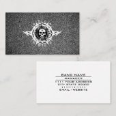 Musikindustrie Musiker Gitarren Lektionen Rock Ban Visitenkarte (Vorne/Hinten)