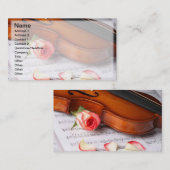 Musikindustrie Visitenkarte (Vorne/Hinten)