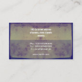 Musikindustriekarte Visitenkarte (Rückseite)