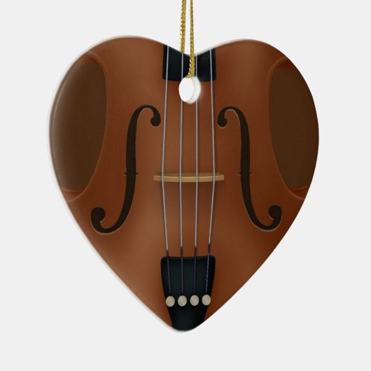 Musikinstrument Cello Viola Keramik Ornament (Rechts)