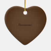 Musikinstrument Cello Viola Keramik Ornament (Hinten)