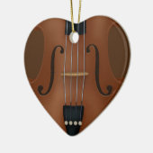 Musikinstrument Cello Viola Keramik Ornament (Links)