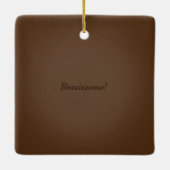 Musikinstrument Cello Viola Keramikornament (Rückseite)