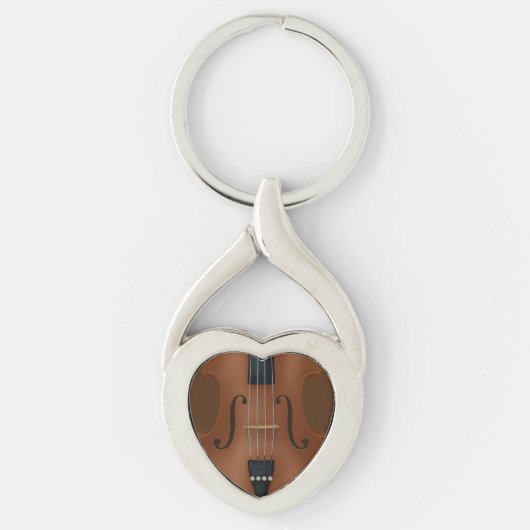 Musikinstrument Cello Viola Schlüsselanhänger (Vorderseite)