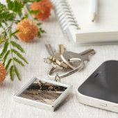 Musikinstrument des Clarinet mit Anmerkung Schlüsselanhänger (Seite)