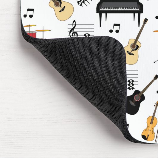 Musikinstrument Extravaganza Mousepad (Ecke)