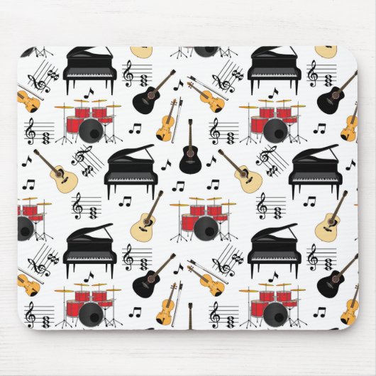 Musikinstrument Extravaganza Mousepad (Vorne)