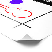 Musikinstrument Fotodruck (Ecke)