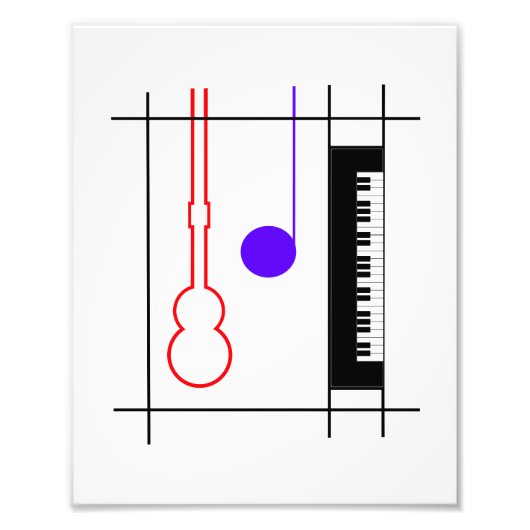 Musikinstrument Fotodruck (Vorne)