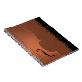 Musikinstrument für Geige (Medium) Notebook Notizblock (Rechte Seite)