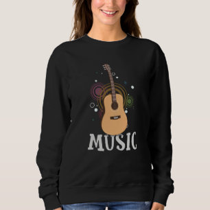 Musikinstrument für Gitarre Sweatshirt