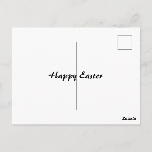 Musikinstrument für Vintage Osterbände Postkarte (Rückseite)