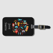 Musikinstrument Gepäckanhänger (Vorderseite (Horizontal))