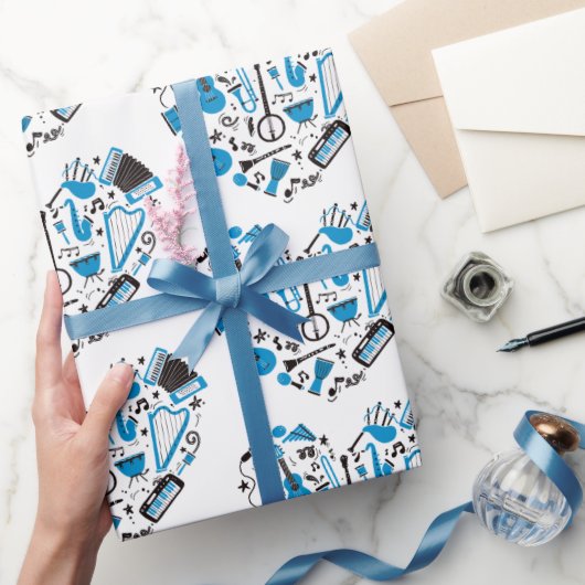 Musikinstrument Geschenkpapier (Schenken)
