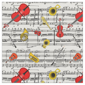 Musikinstrument-Gewebe Stoff