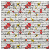 Musikinstrument-Gewebe Stoff (Muster)