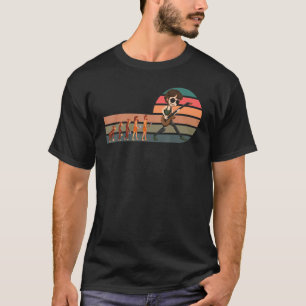 Musikinstrument Gitarre menschliche Evolution T-Shirt
