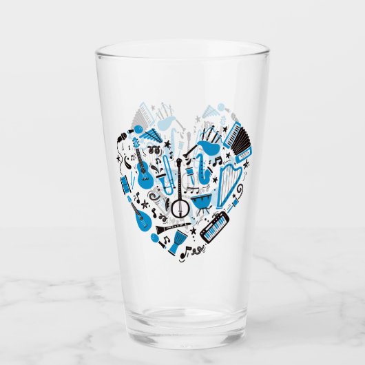 Musikinstrument Glas (Vorderseite)