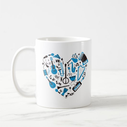 Musikinstrument Kaffeetasse (Links)