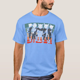 Musikinstrument Katzenband Feline Musiker Musik T-Shirt