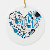 Musikinstrument Keramik Ornament (Vorne)