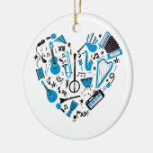 Musikinstrument Keramik Ornament (Links)