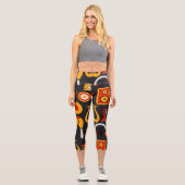 Musikinstrument klingt Capri-Leggings Capri Leggings (Vorderseite)