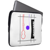 Musikinstrument Laptopschutzhülle (Vorne Rechts)
