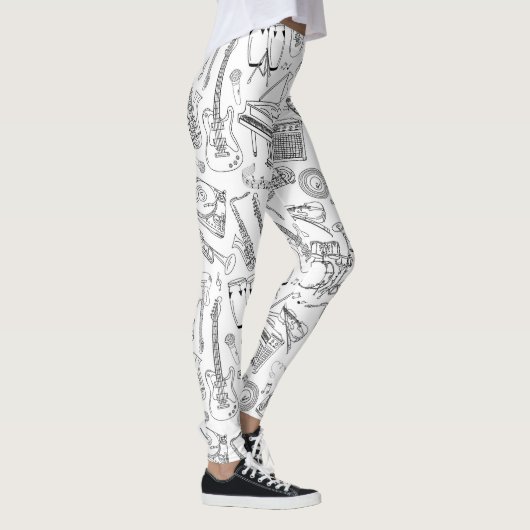 Musikinstrument-Leggings Leggings (Rechts)