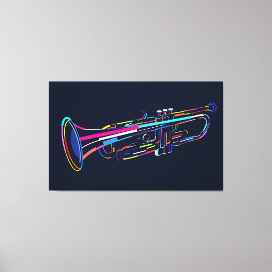 Musikinstrument Leinwanddruck (Vorderseite)