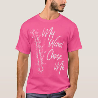 Musikinstrument "Mein Wand wählt mir Flute Player  T-Shirt