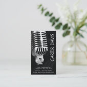 Musikinstrument - Mic Visitenkarte (Stehend Vorderseite)