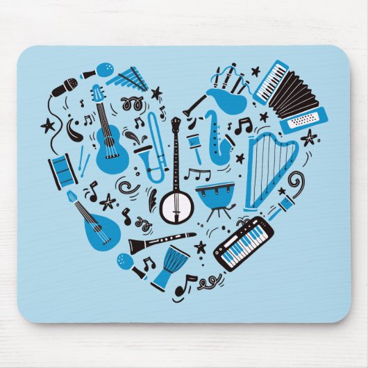 Musikinstrument Mousepad (Vorne)