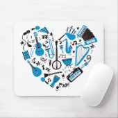 Musikinstrument Mousepad (Mit Mouse)