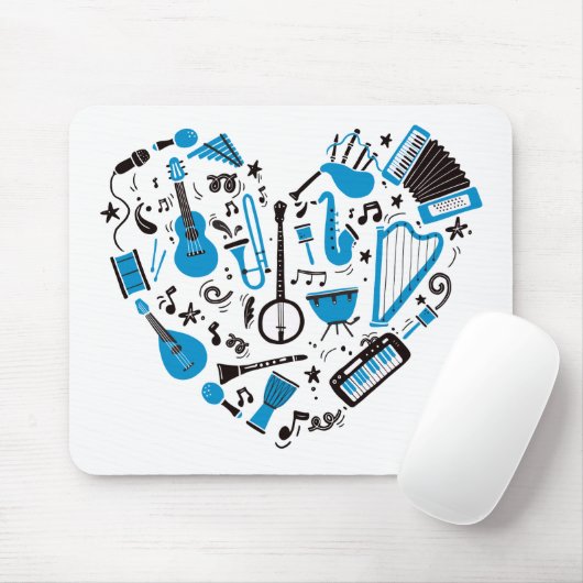 Musikinstrument Mousepad (Mit Mouse)