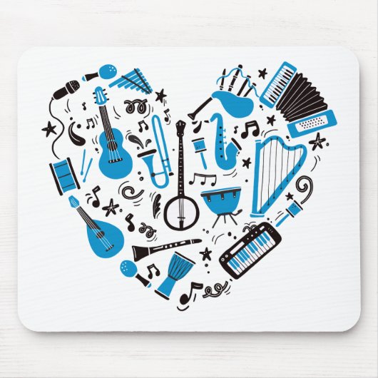 Musikinstrument Mousepad (Vorne)
