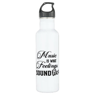 Musikinstrument Musical Musician Sound Lover Gesch Edelstahlflasche