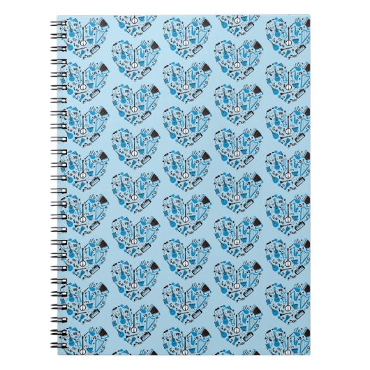 Musikinstrument Notizblock (Vorderseite)