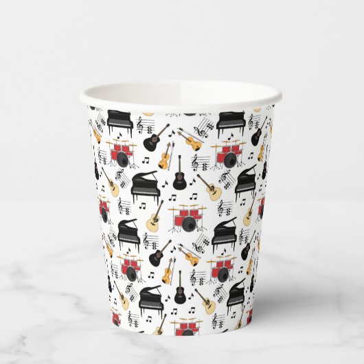Musikinstrument Pappbecher (Links)