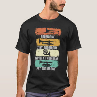 Musikinstrument Posaune Spieler Musiker Trombo T-Shirt
