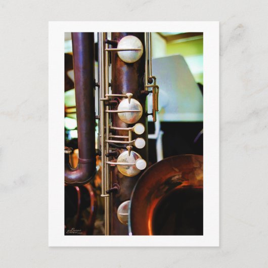 Musikinstrument Postkarte (Vorderseite)