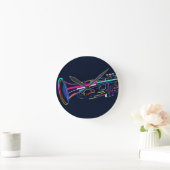 Musikinstrument Runde Wanduhr (Zuhause)
