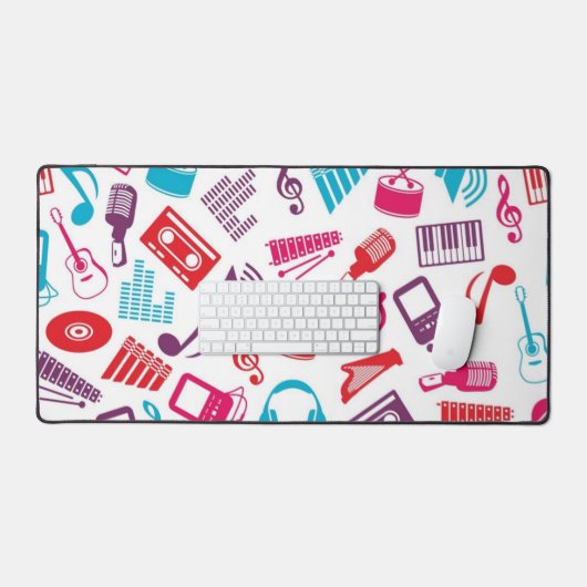 Musikinstrument Schreibtischunterlage (Tastatur & Maus)