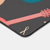 Musikinstrument Schreibtischunterlage (Ecke)