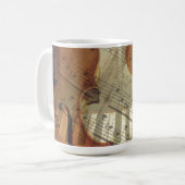 Musikinstrument-Tasse Kaffeetasse (Vorderseite Links)