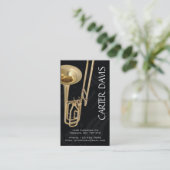 Musikinstrument - Trombone Visitenkarte (Stehend Vorderseite)
